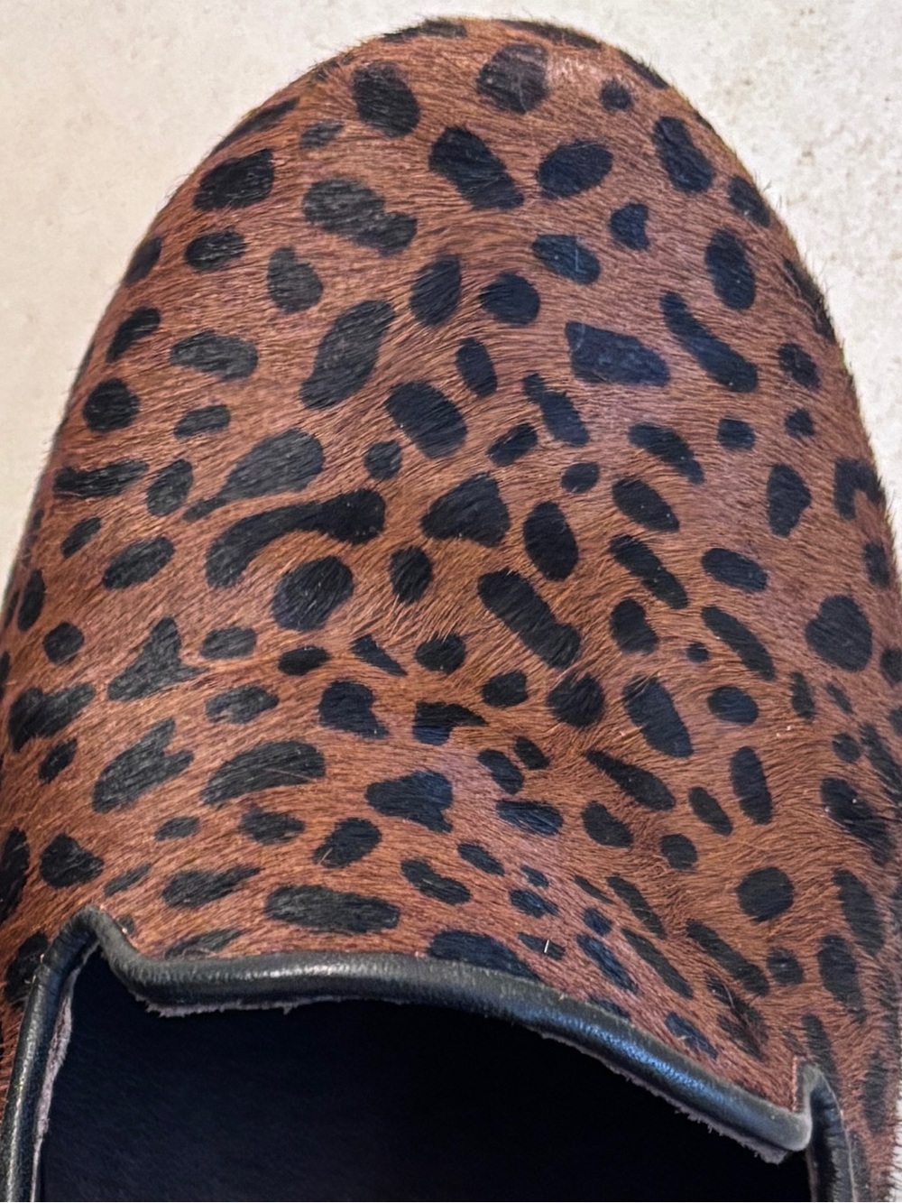 Dansko Leopard Print Slip On Shoes in Brown and Black - Picture 4 of 6